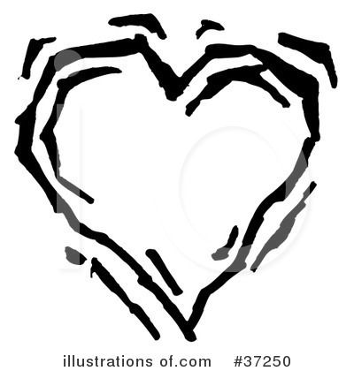 Royalty-Free (RF) Heart Clipart Illustration by Andy Nortnik - Stock Sample #37250