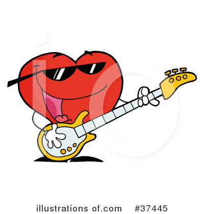 Royalty-Free (RF) Heart Clipart Illustration by Hit Toon - Stock Sample #37445