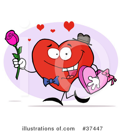 Royalty-Free (RF) Heart Clipart Illustration by Hit Toon - Stock Sample #37447
