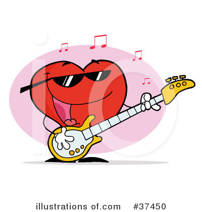 Royalty-Free (RF) Heart Clipart Illustration by Hit Toon - Stock Sample #37450