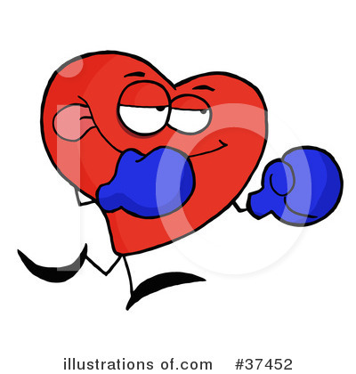 Royalty-Free (RF) Heart Clipart Illustration by Hit Toon - Stock Sample #37452