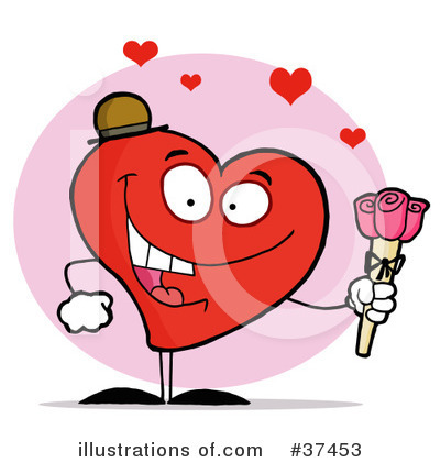 Royalty-Free (RF) Heart Clipart Illustration by Hit Toon - Stock Sample #37453
