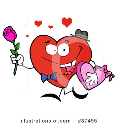 Royalty-Free (RF) Heart Clipart Illustration by Hit Toon - Stock Sample #37455