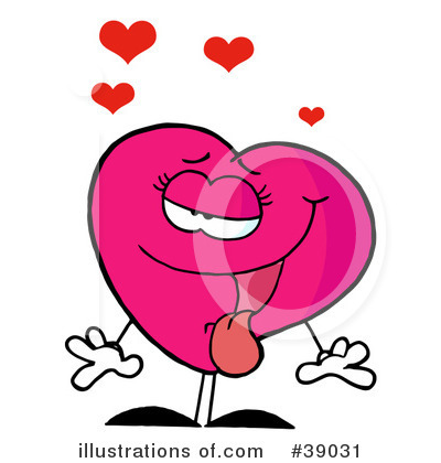 Royalty-Free (RF) Heart Clipart Illustration by Hit Toon - Stock Sample #39031