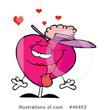 Royalty-Free (RF) Heart Clipart Illustration by Hit Toon - Stock Sample #40453