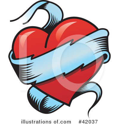 Royalty-Free (RF) Heart Clipart Illustration by stockillustrations - Stock Sample #42037