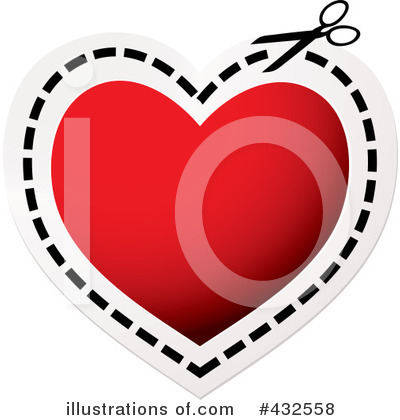 Royalty-Free (RF) Heart Clipart Illustration by michaeltravers - Stock Sample #432558
