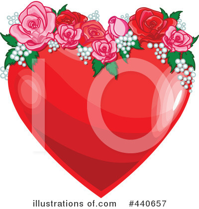 Royalty-Free (RF) Heart Clipart Illustration by Pushkin - Stock Sample #440657