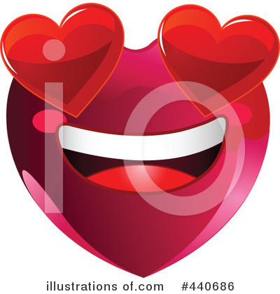 Royalty-Free (RF) Heart Clipart Illustration by Pushkin - Stock Sample #440686