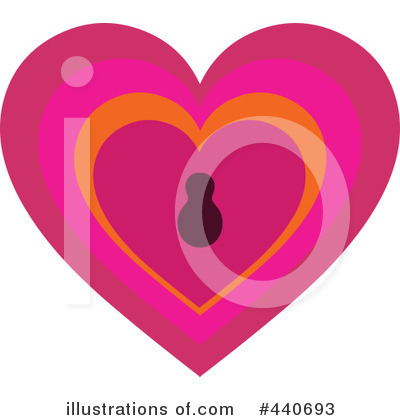 Royalty-Free (RF) Heart Clipart Illustration by Pushkin - Stock Sample #440693