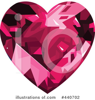 Diamond Heart Clipart #440702 by Pushkin