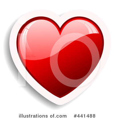 Royalty-Free (RF) Heart Clipart Illustration by KJ Pargeter - Stock Sample #441488