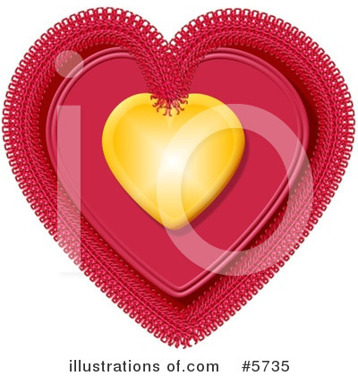 Royalty-Free (RF) Heart Clipart Illustration by djart - Stock Sample #5735
