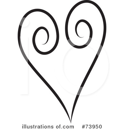 Royalty-Free (RF) Heart Clipart Illustration by Pams Clipart - Stock Sample #73950