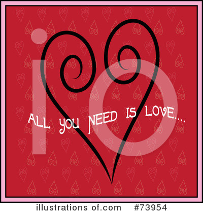 Royalty-Free (RF) Heart Clipart Illustration by Pams Clipart - Stock Sample #73954