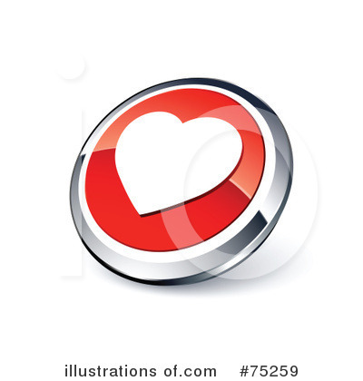 Royalty-Free (RF) Heart Clipart Illustration by beboy - Stock Sample #75259