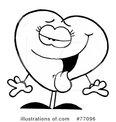 Royalty-Free (RF) Heart Clipart Illustration by Hit Toon - Stock Sample #77096