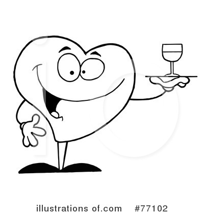 Royalty-Free (RF) Heart Clipart Illustration by Hit Toon - Stock Sample #77102