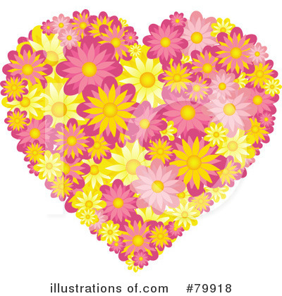 Floral Heart Clipart #79918 by elaineitalia