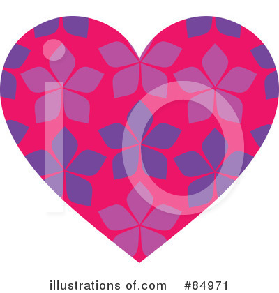Royalty-Free (RF) Heart Clipart Illustration by Pushkin - Stock Sample #84971
