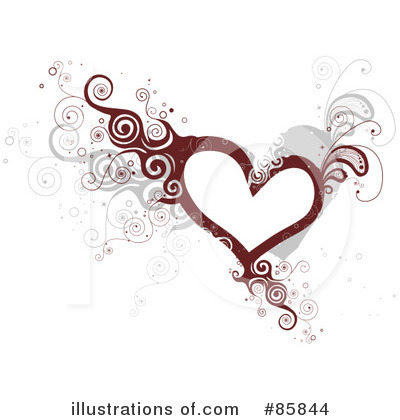Royalty-Free (RF) Heart Clipart Illustration by BNP Design Studio - Stock Sample #85844