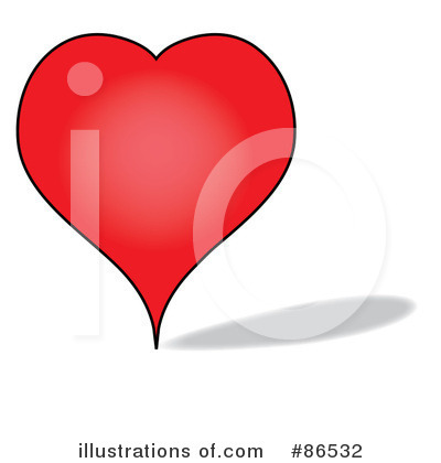 Royalty-Free (RF) Heart Clipart Illustration by Pams Clipart - Stock Sample #86532