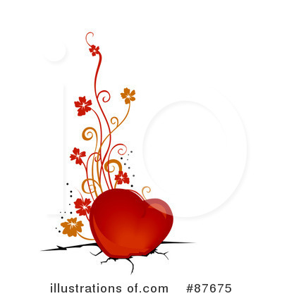 Royalty-Free (RF) Heart Clipart Illustration by BNP Design Studio - Stock Sample #87675