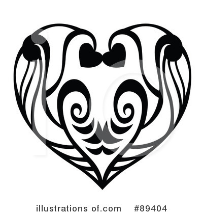 Royalty-Free (RF) Heart Clipart Illustration by Cherie Reve - Stock Sample #89404