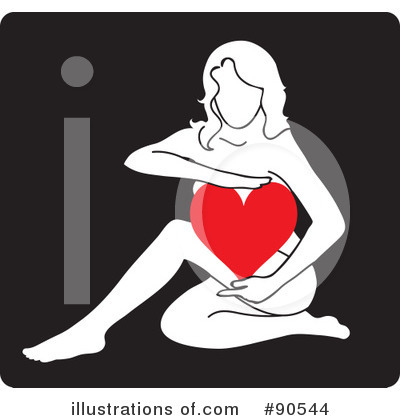 Royalty-Free (RF) Heart Clipart Illustration by Rosie Piter - Stock Sample #90544
