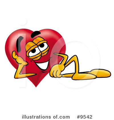 Royalty-Free (RF) Heart Clipart Illustration by Mascot Junction - Stock Sample #9542