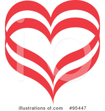 Royalty-Free (RF) Heart Clipart Illustration by Andy Nortnik - Stock Sample #95447