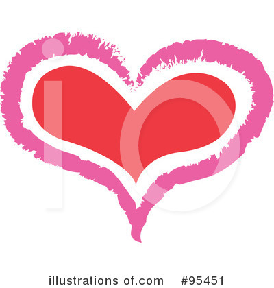 Royalty-Free (RF) Heart Clipart Illustration by Andy Nortnik - Stock Sample #95451