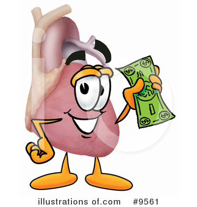 Royalty-Free (RF) Heart Clipart Illustration by Mascot Junction - Stock Sample #9561