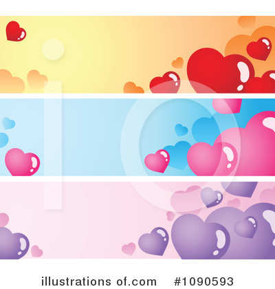 Royalty-Free (RF) Hearts Clipart Illustration by visekart - Stock Sample #1090593