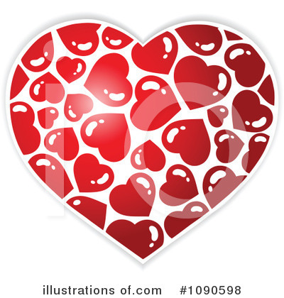 Royalty-Free (RF) Hearts Clipart Illustration by visekart - Stock Sample #1090598