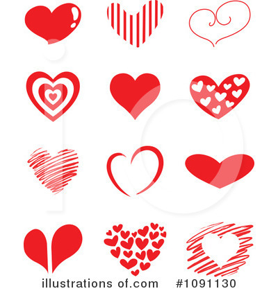 Royalty-Free (RF) Hearts Clipart Illustration by yayayoyo - Stock Sample #1091130