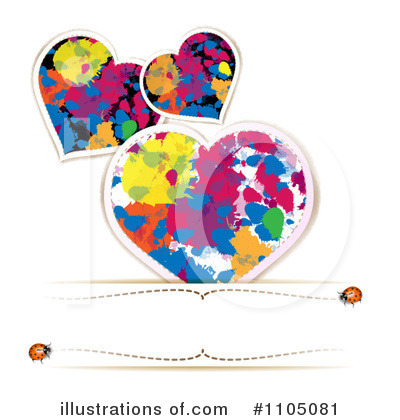 Royalty-Free (RF) Hearts Clipart Illustration by merlinul - Stock Sample #1105081