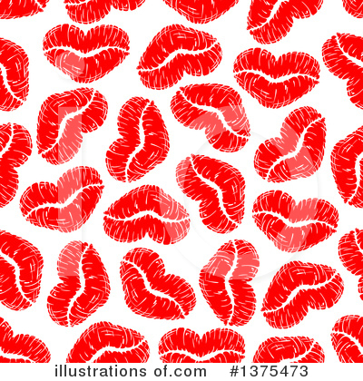Lipstick Kiss Clipart #1375473 by Vector Tradition SM