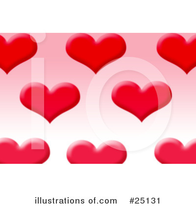 Royalty-Free (RF) Hearts Clipart Illustration by KJ Pargeter - Stock Sample #25131