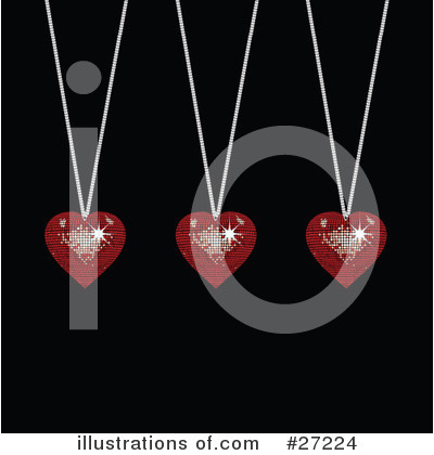 Royalty-Free (RF) Hearts Clipart Illustration by elaineitalia - Stock Sample #27224