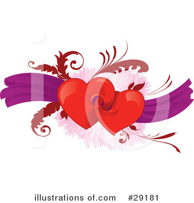 Royalty-Free (RF) Hearts Clipart Illustration by Paulo Resende - Stock Sample #29181