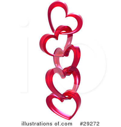 Royalty-Free (RF) Hearts Clipart Illustration by Tonis Pan - Stock Sample #29272