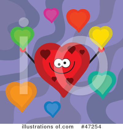Royalty-Free (RF) Hearts Clipart Illustration by Prawny - Stock Sample #47254