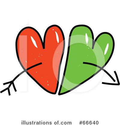 Royalty-Free (RF) Hearts Clipart Illustration by Prawny - Stock Sample #66640