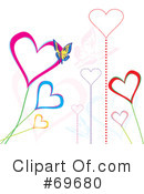 Hearts Clipart #69680 by MilsiArt