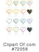 Hearts Clipart #72058 by inkgraphics