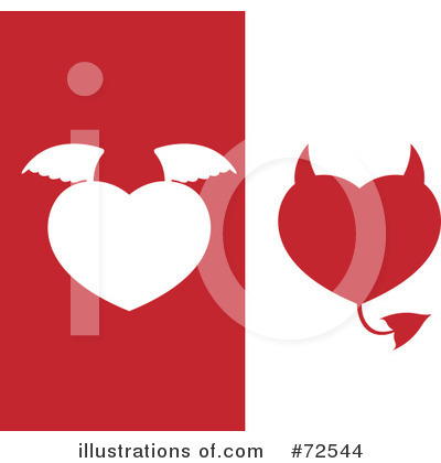 Royalty-Free (RF) Hearts Clipart Illustration by cidepix - Stock Sample #72544