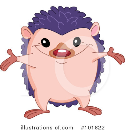 Royalty-Free (RF) Hedgehog Clipart Illustration by yayayoyo - Stock Sample #101822