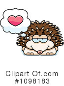 Hedgehog Clipart #1098183 by Cory Thoman