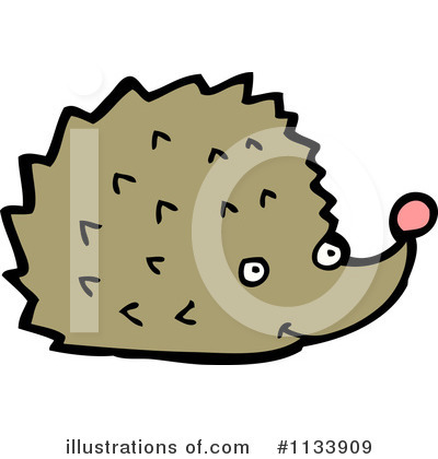 Royalty-Free (RF) Hedgehog Clipart Illustration by lineartestpilot - Stock Sample #1133909